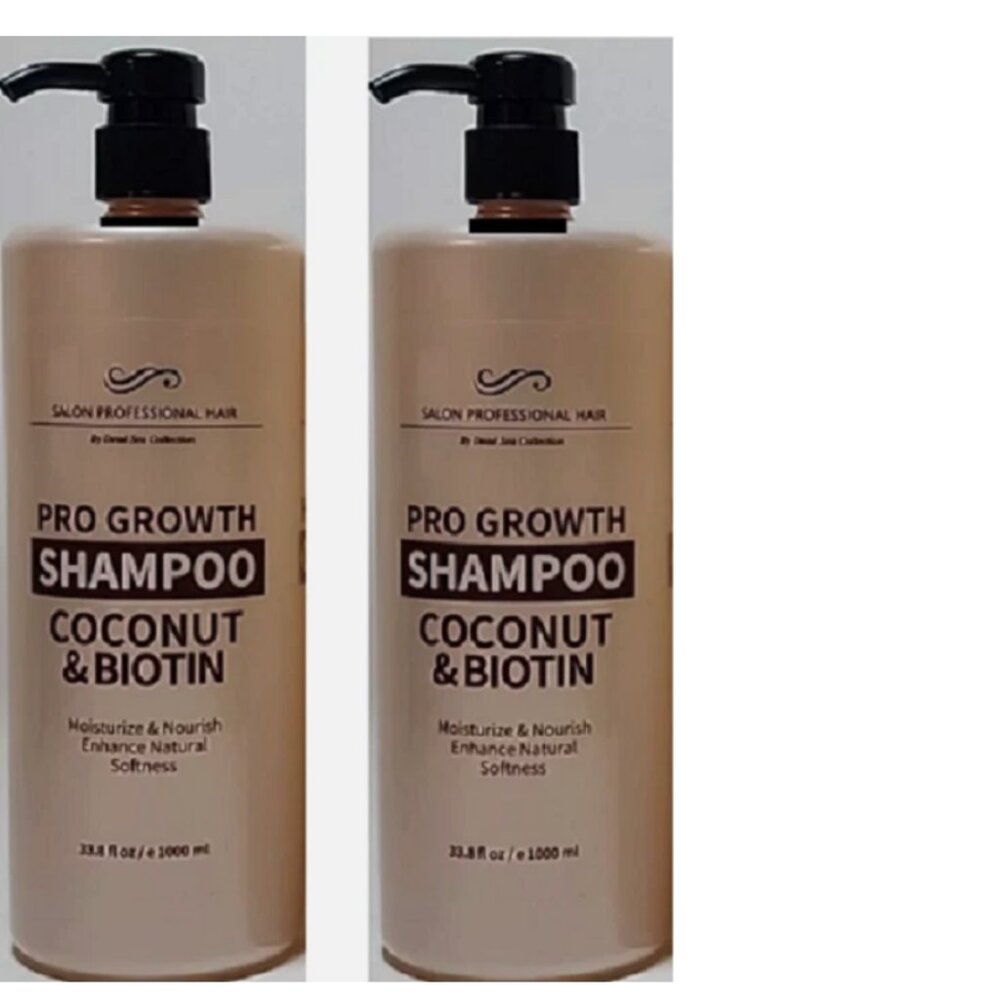 Dead Sea Collection Shampoo Coconut Biotin 33.8oz 2PK